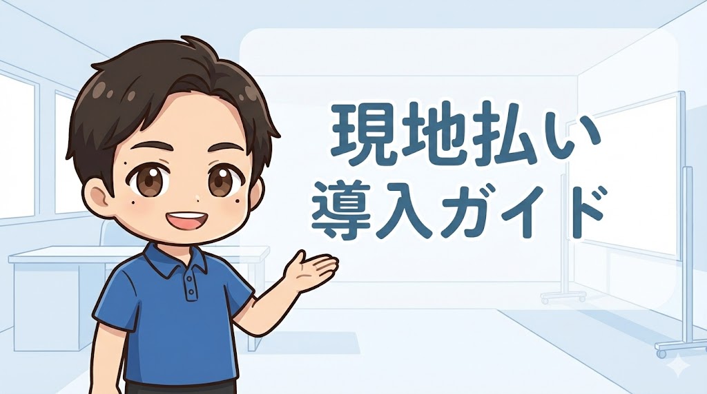 現地払いの導入方法