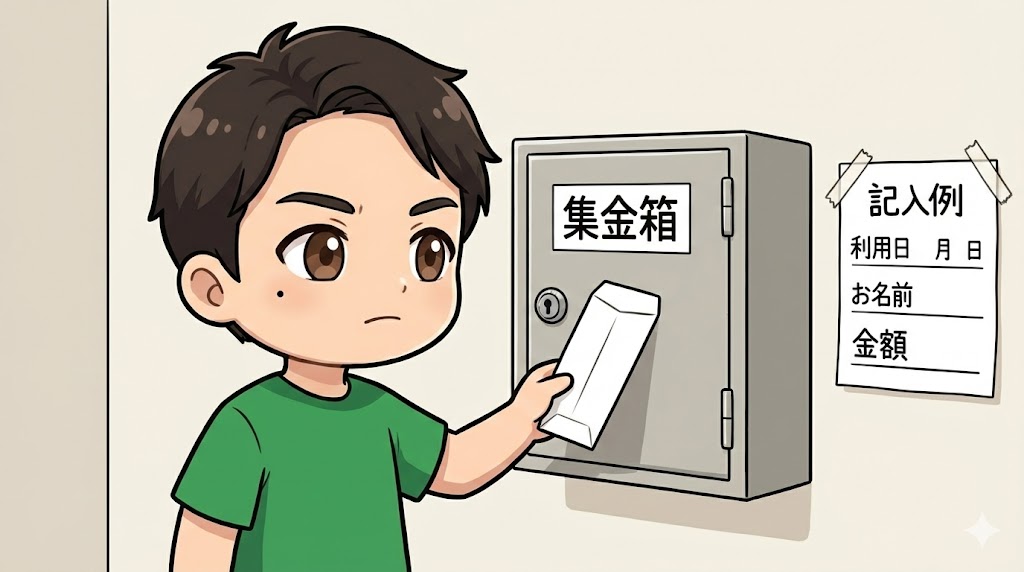 現金払いの設置方法