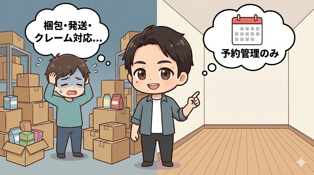 レンタルスペースの優位性