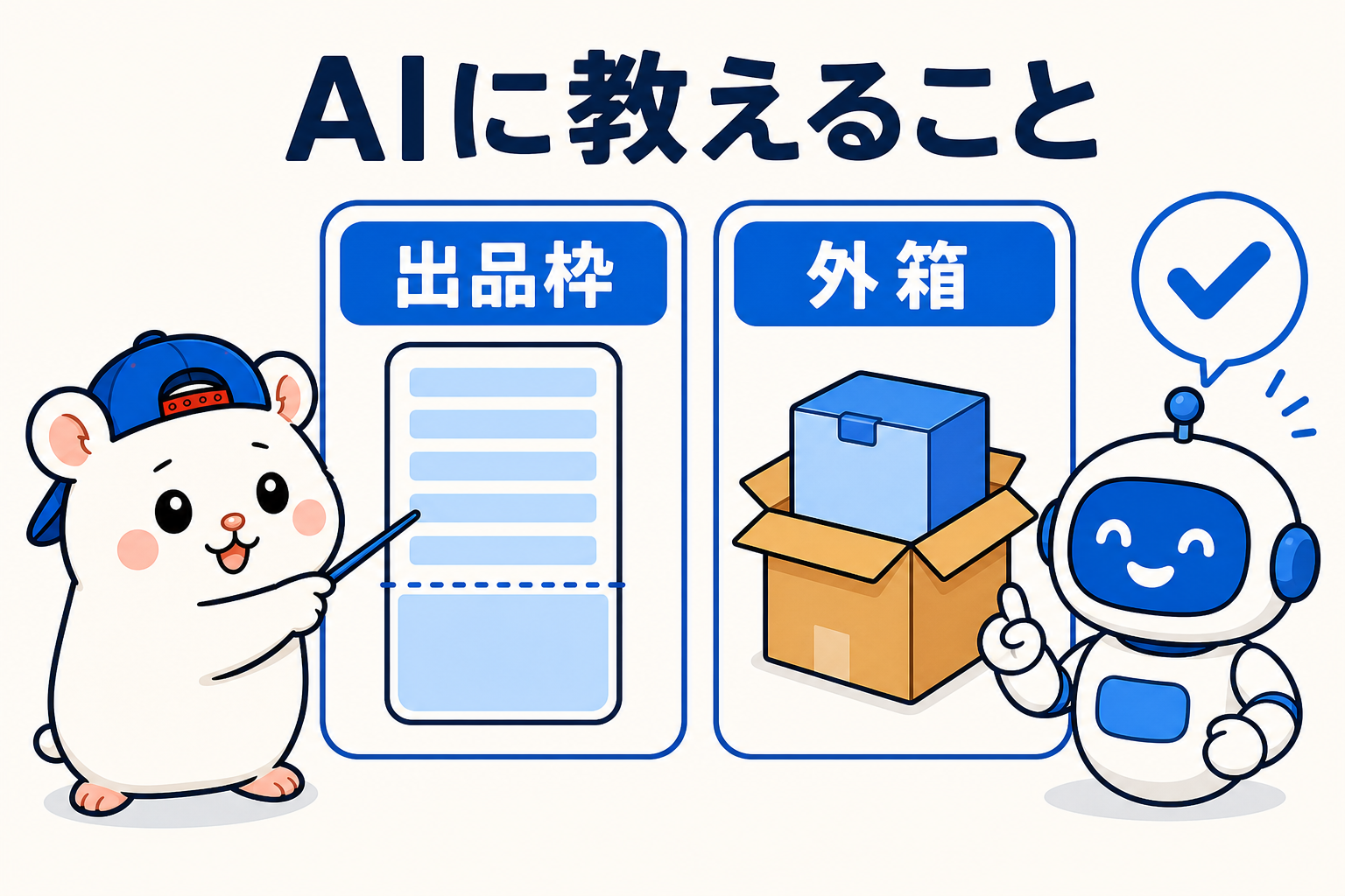 先にAIに教えること