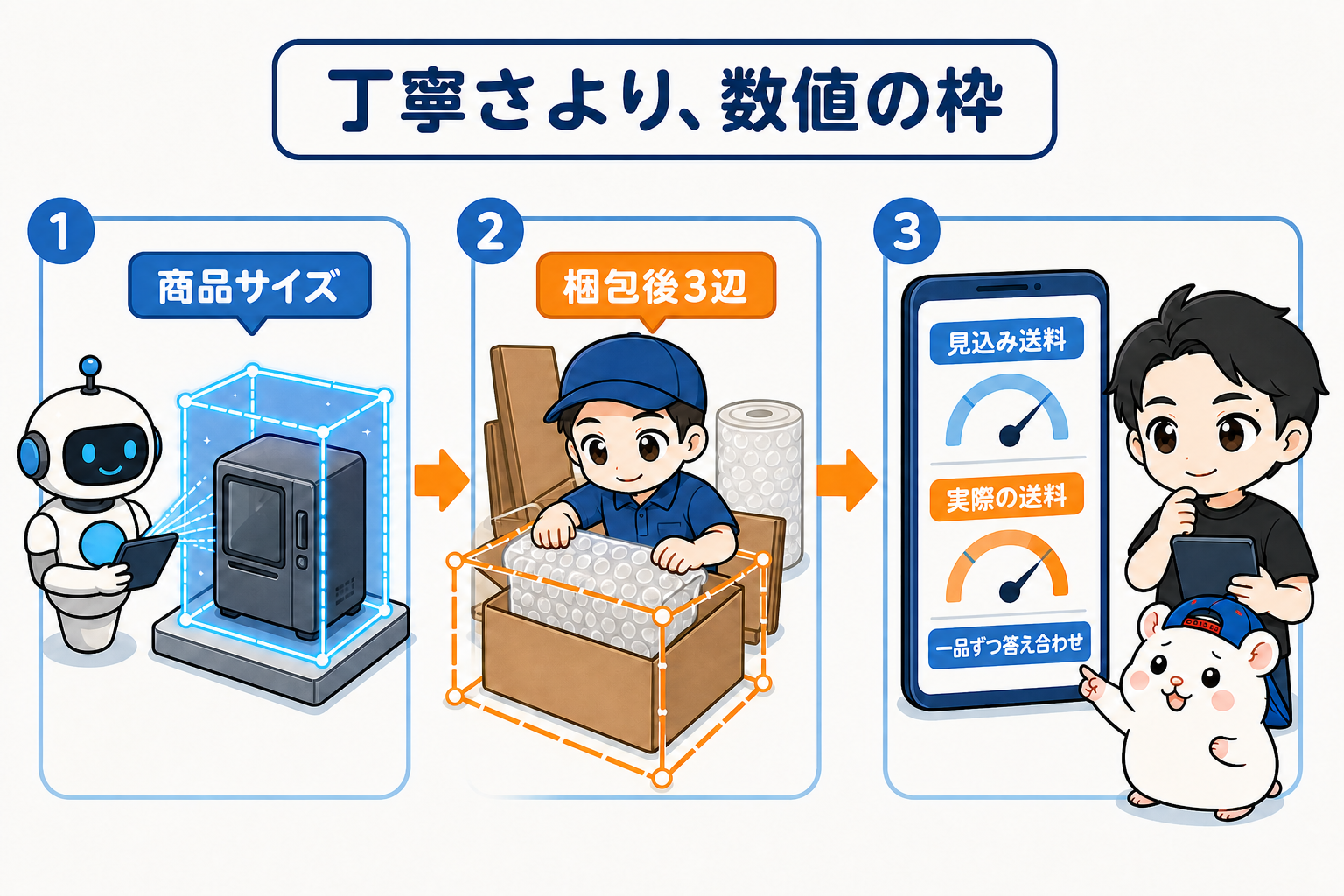 丁寧さより数値の枠