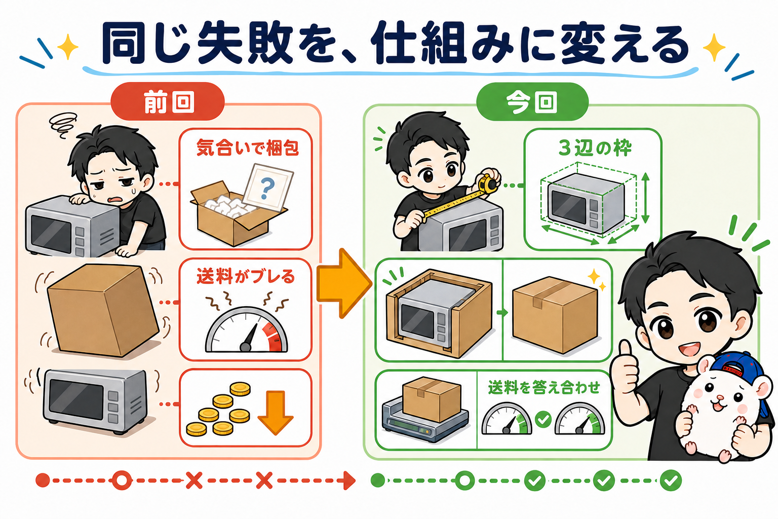 同じ失敗を仕組みに変える