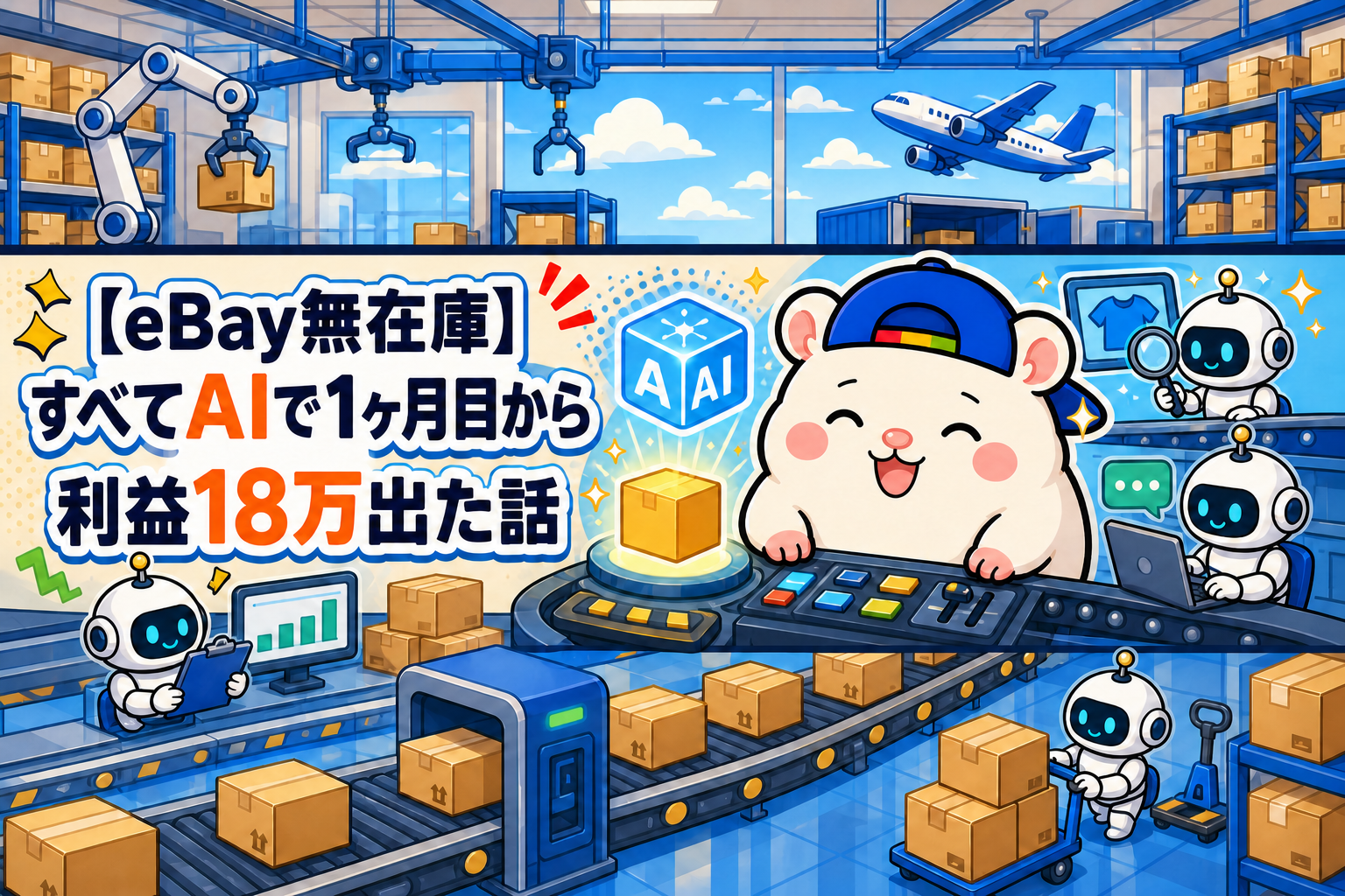【eBay無在庫】すべてAIで1ヶ月目から利益18万出た話