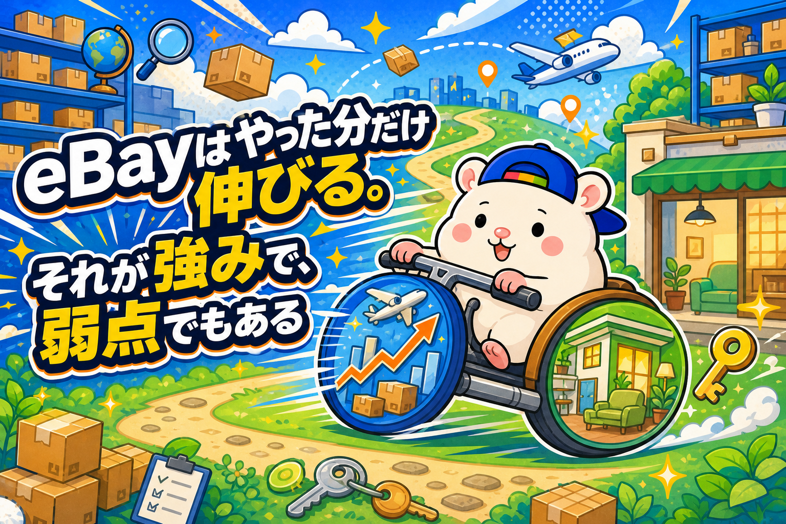 eBayはやった分だけ伸びる。それが強みで、弱点でもある