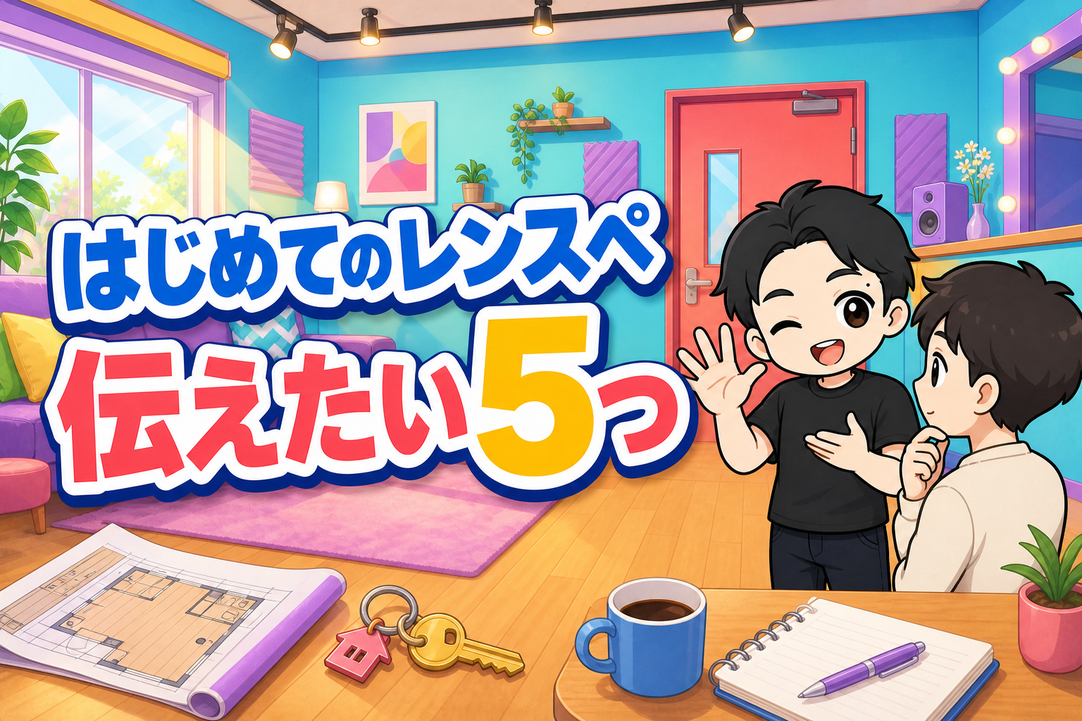 はじめてのレンスペ・伝えたい5つ