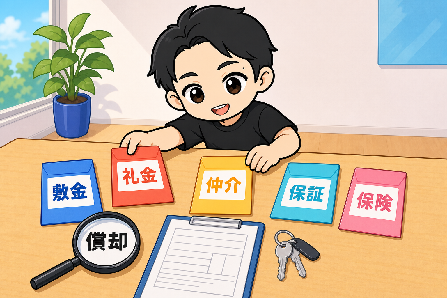 契約時の敷金・礼金・仲介・保証・保険