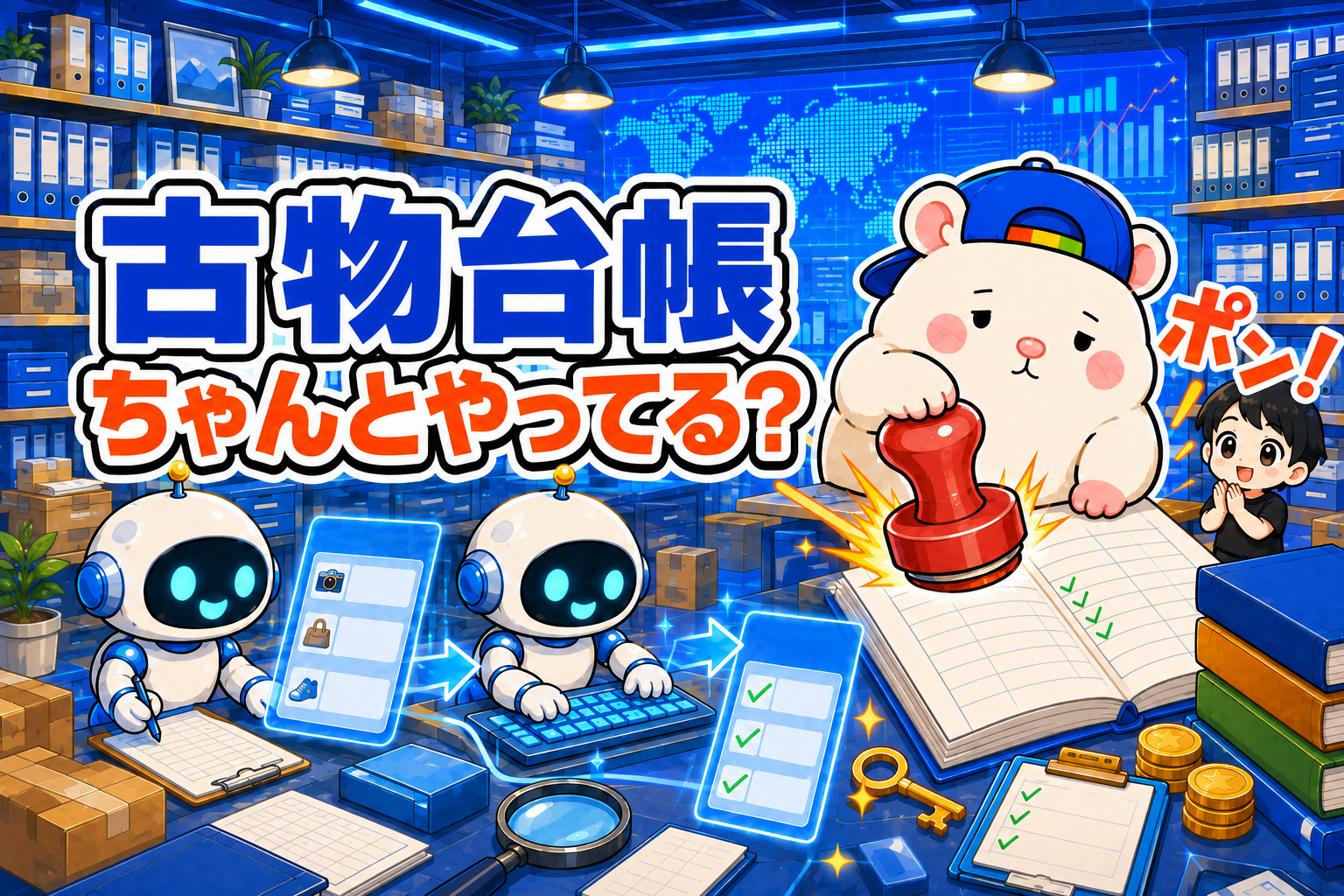 古物台帳ちゃんとやってる？
