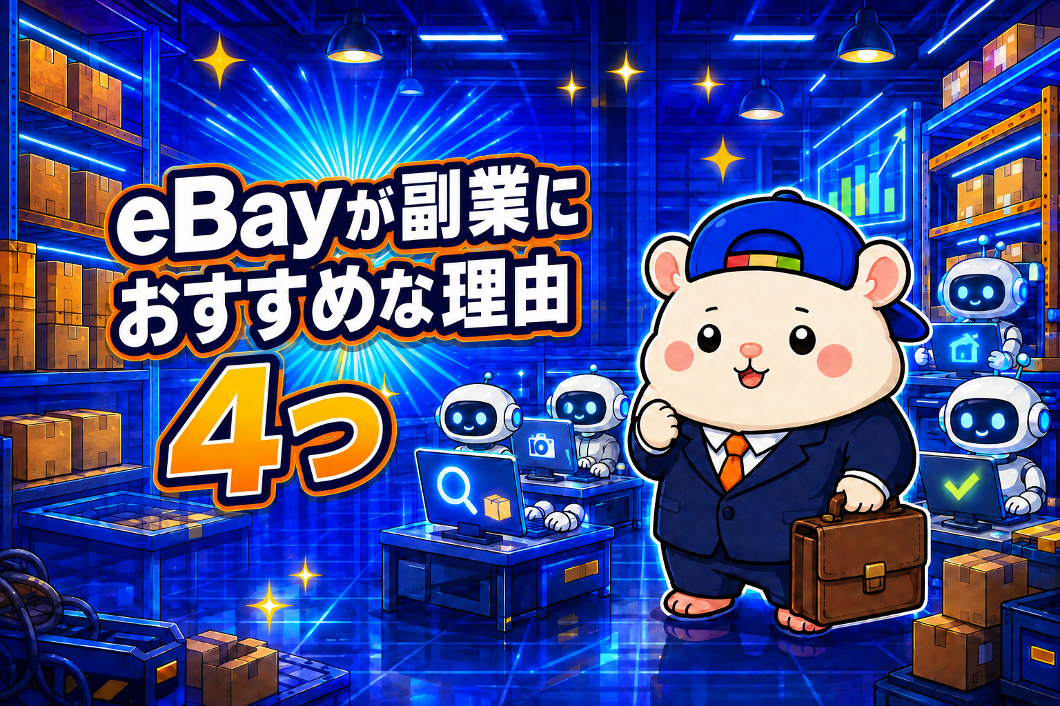 eBayが副業におすすめな理由 4つ