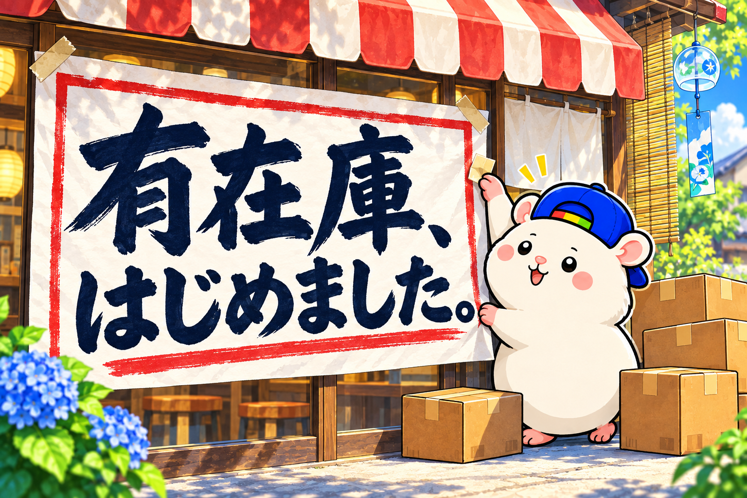 有在庫、はじめました。