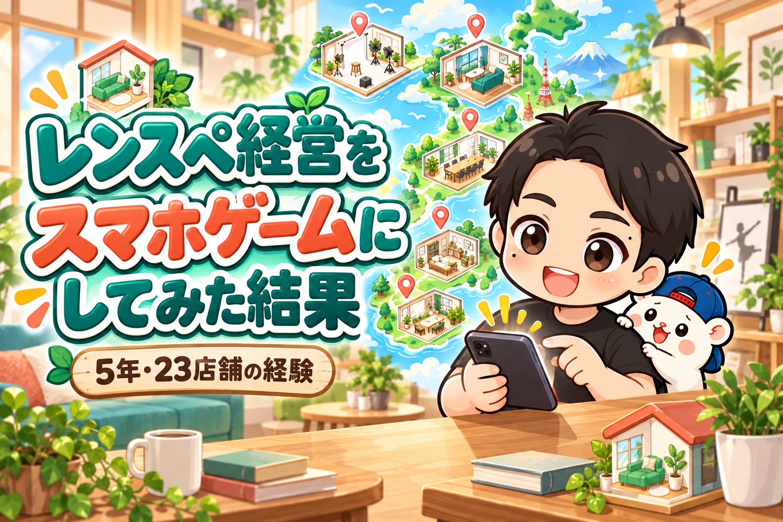 レンスペ経営をスマホゲームにしてみた結果