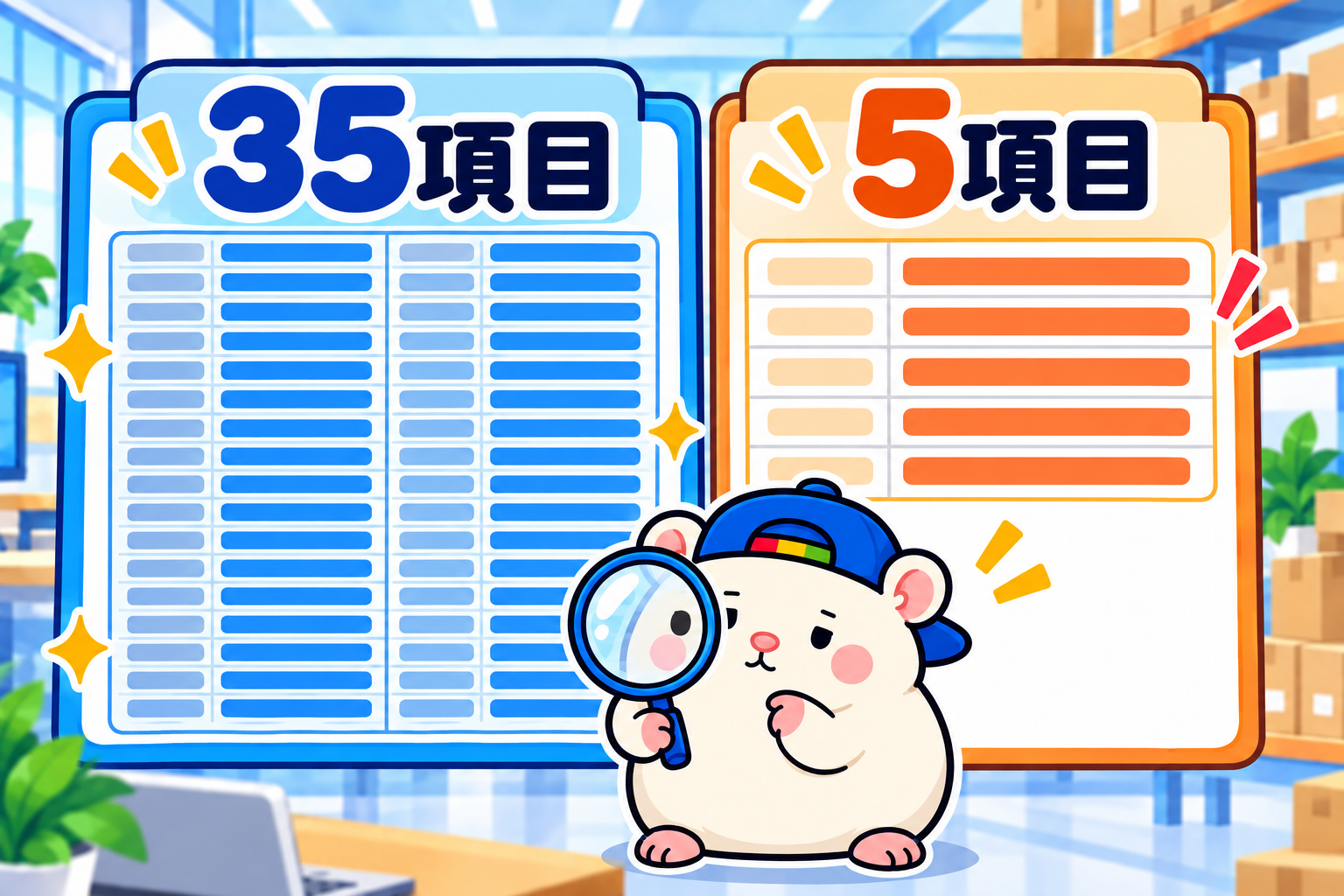 Item specificsが35項目の店と5項目の店