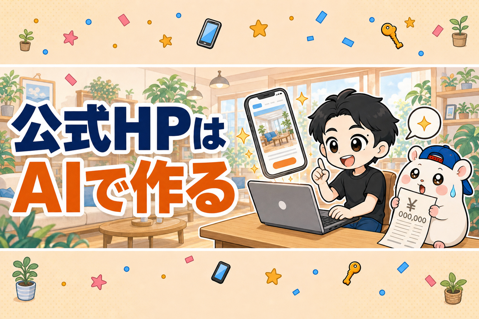 ココナラの相場は10〜30万円。公式HPはAIで作る
