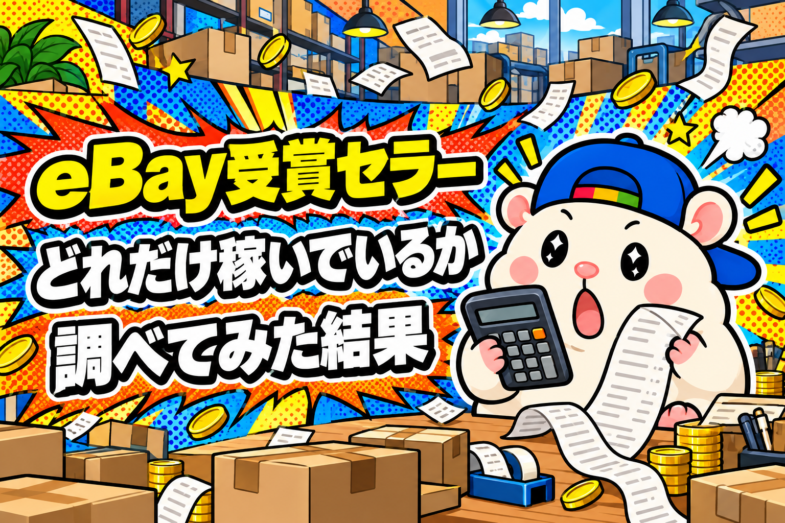 eBay受賞セラー どれだけ稼いでいるか調べてみた結果