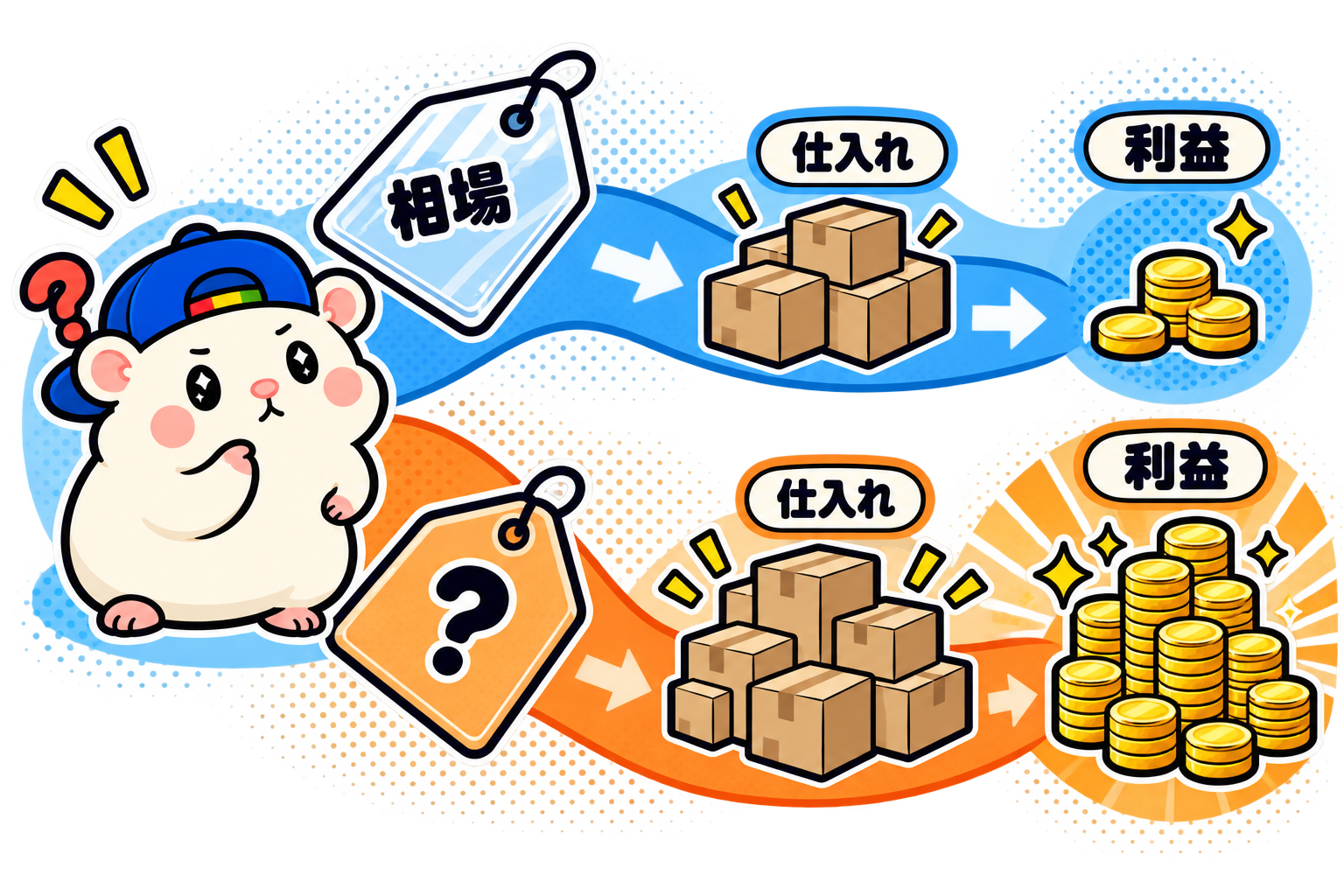 仕入れ方で残る利益