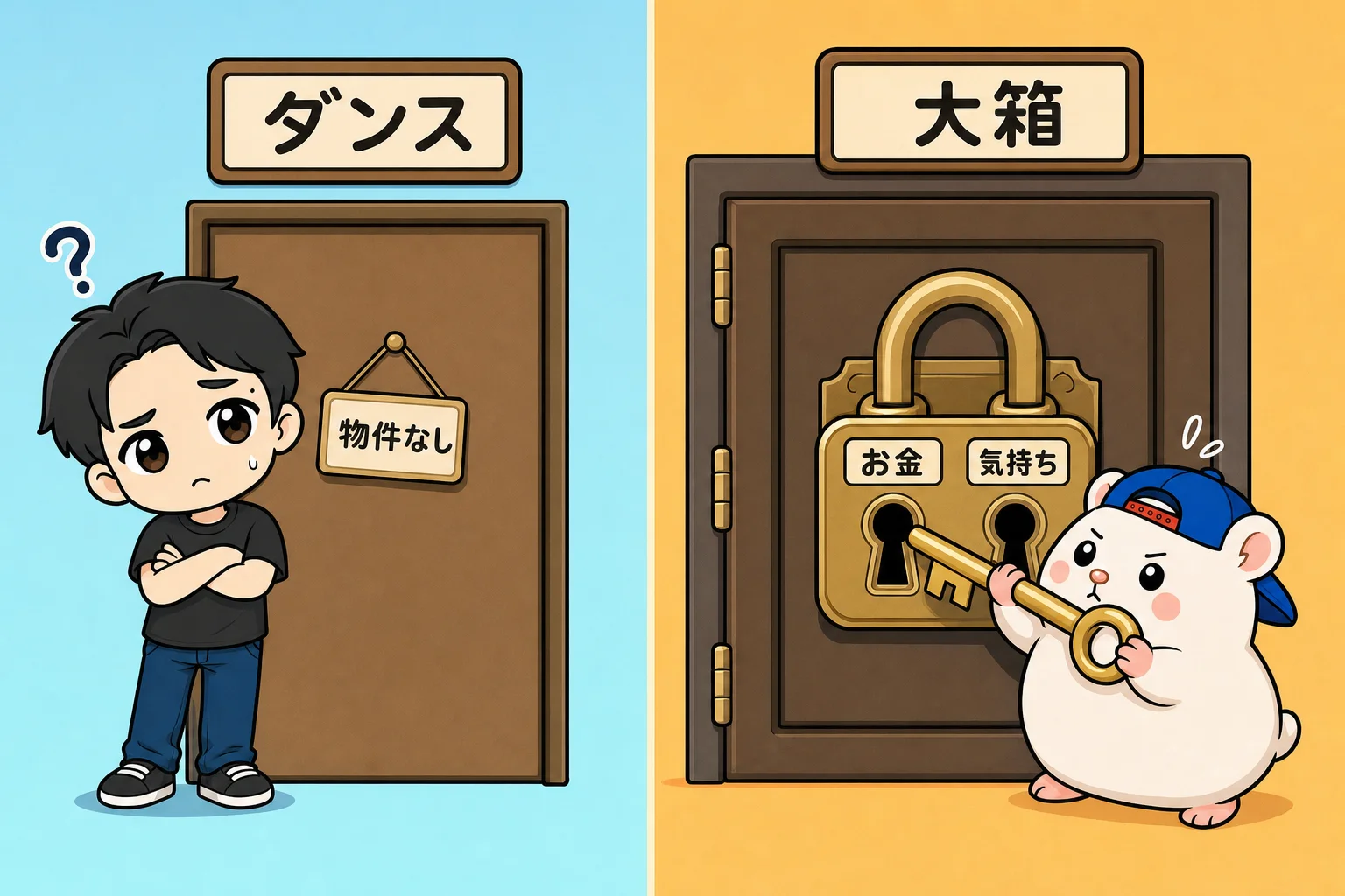 ダンスは「物件なし」、大箱は「お金」と「気持ち」の2つの鍵