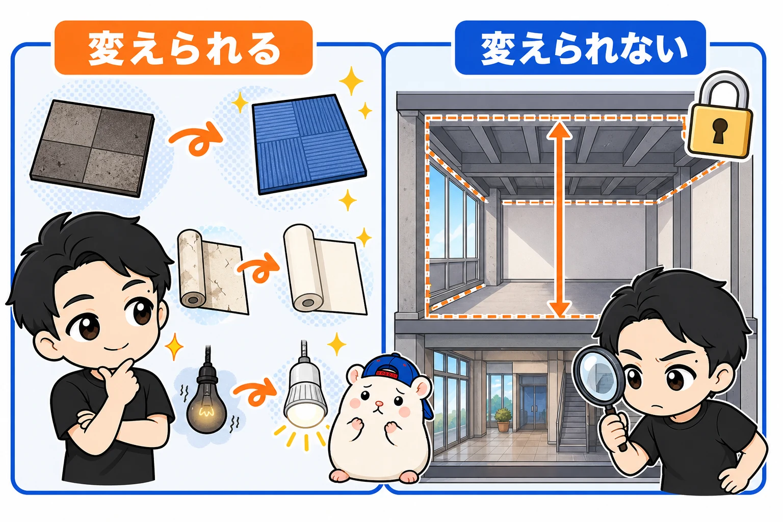 変えられるもの・変えられないもの