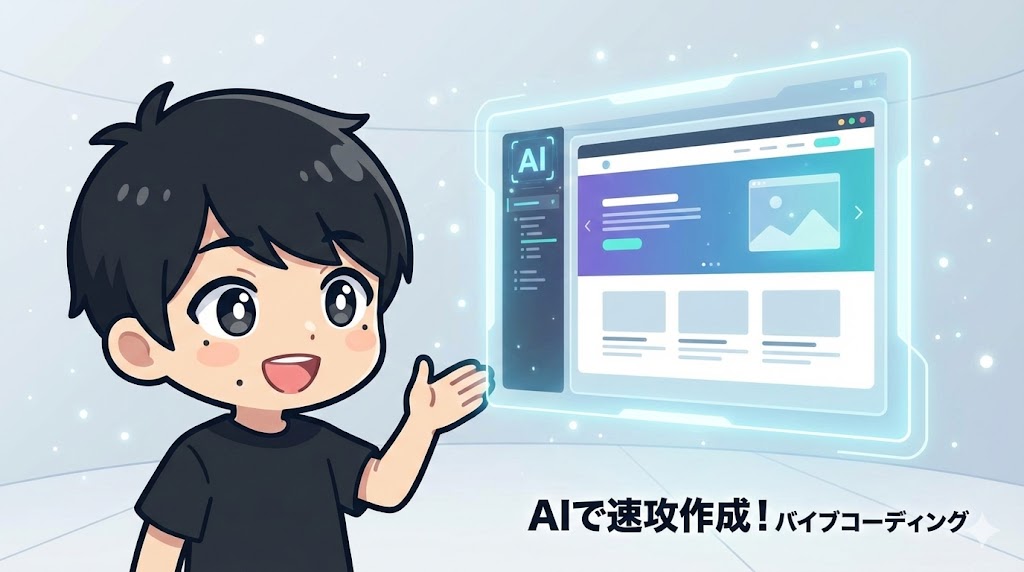 バイブコーディングのイメージ