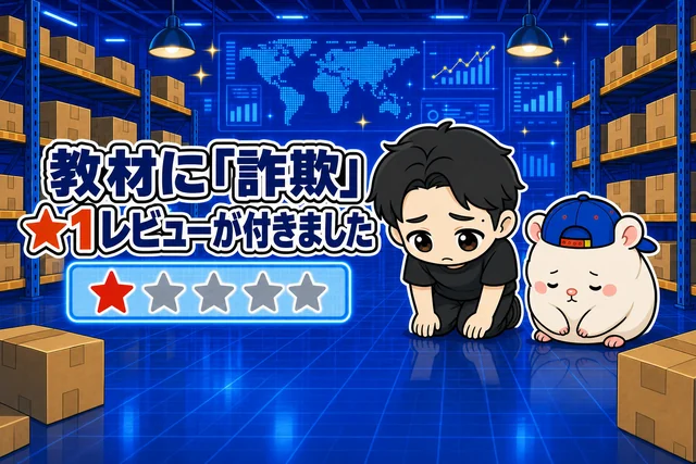 教材に「詐欺」★1レビューが付きました