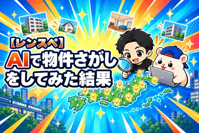 【レンスペ】AIで物件さがしをしてみた結果