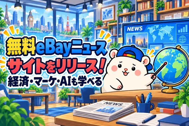 【無料】eBayニュースサイトをリリース！経済・マーケ・AIも学べる