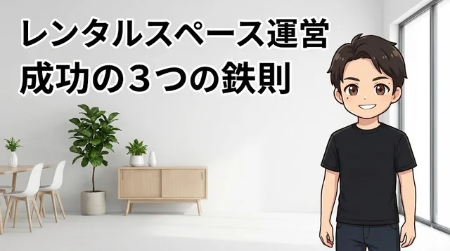レンタルスペース運営の成功法則
