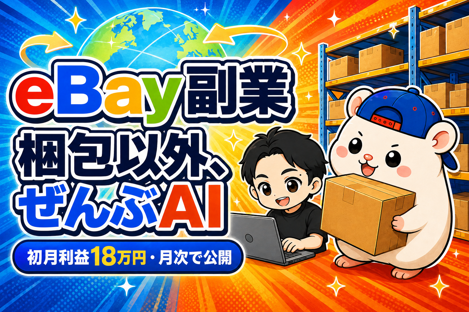 eBay副業、梱包以外はぜんぶAIにやらせています